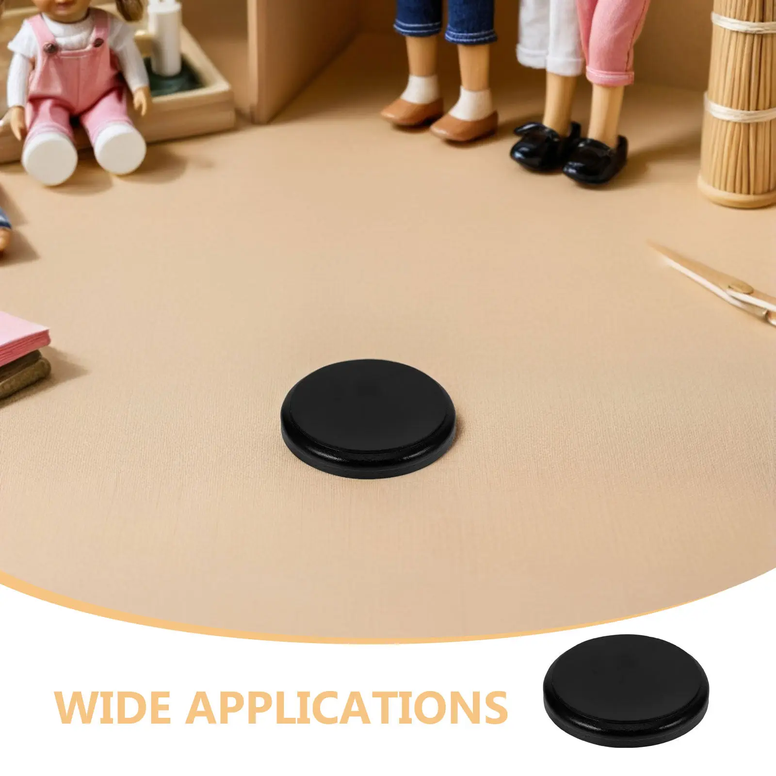 10Pcs Round Display Stand Base Smooth Surface Figure Show Stand for Action Figure Support Holder Sculpture Base