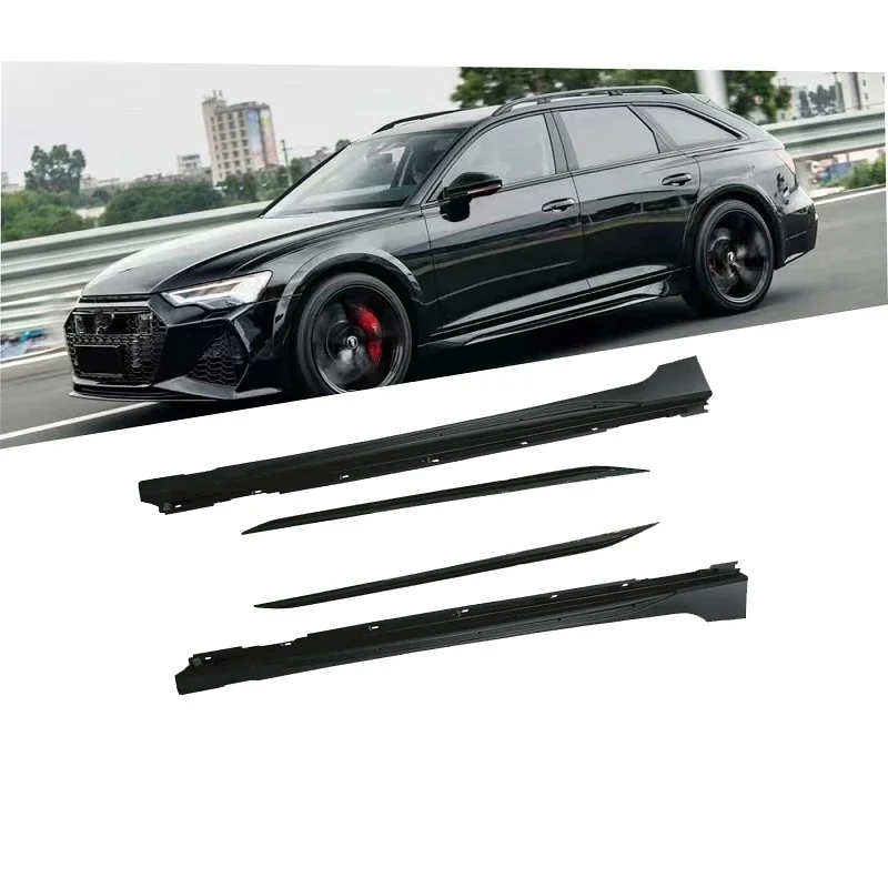 RS Style Body kits for audi facelift A6 Allroad C8 2019-2022  front bumper rear bumper rear diffuser