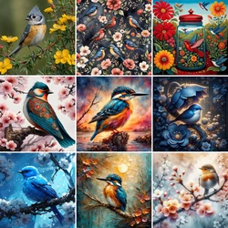 Bird Kingfisher Blue Jay Painting By Number 20x30 Craft Kit For Adults Home Decoration Personalized Gift Ideas Wholesale 2023