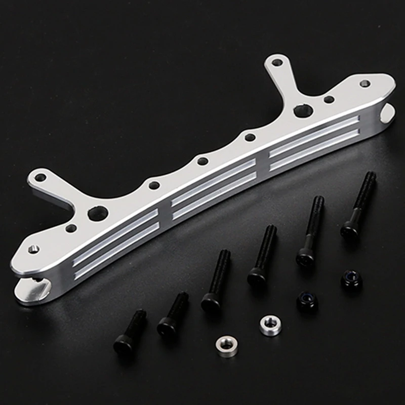 Rear Shock Tower Mount Brace for RC 1/5 HPI Baja 5B 5SC 5T 5R SS 951042 Hop Up Parts-Silver