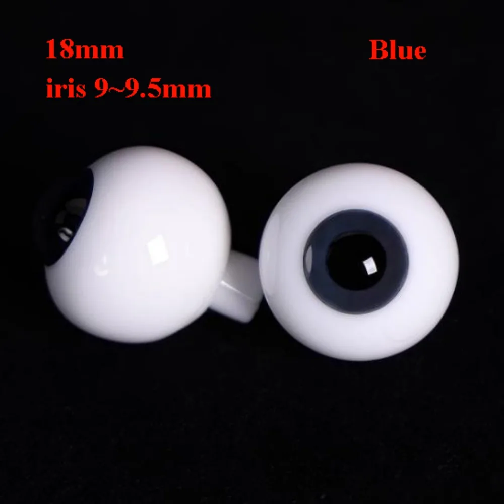 

New 10/18mm Glass Eyes Eyeball Brown Red Blue Cute Safety Animal Toy Accessories DIY Doll Making Crafts For 1/6 BJD Dolls