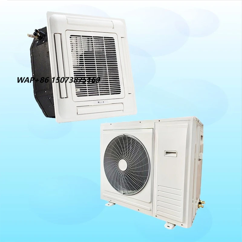2ton Cool&Heat  Mini Split Cassette Ac Ceiling  KRG Brand Aire Acondicionado Cassette air Conditioner R410a Low Noise Control ac