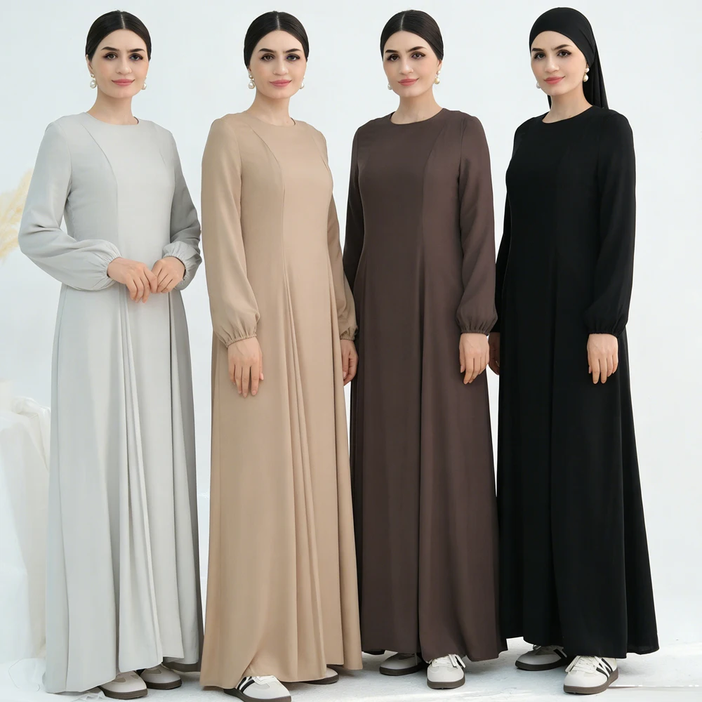 

Ramadan Dubai Abaya Muslim Dress Double Layer Jalabiya Women Islam Clothing Turkey Kaftan Eid Djellaba Caftan Femme Robe Vestido
