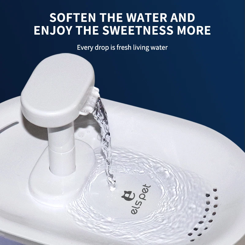 High Quality Intelligent Cat Pet Water Fountain Automatic Low Water Level Auto Power-Off Silent Electric Luxury Charge