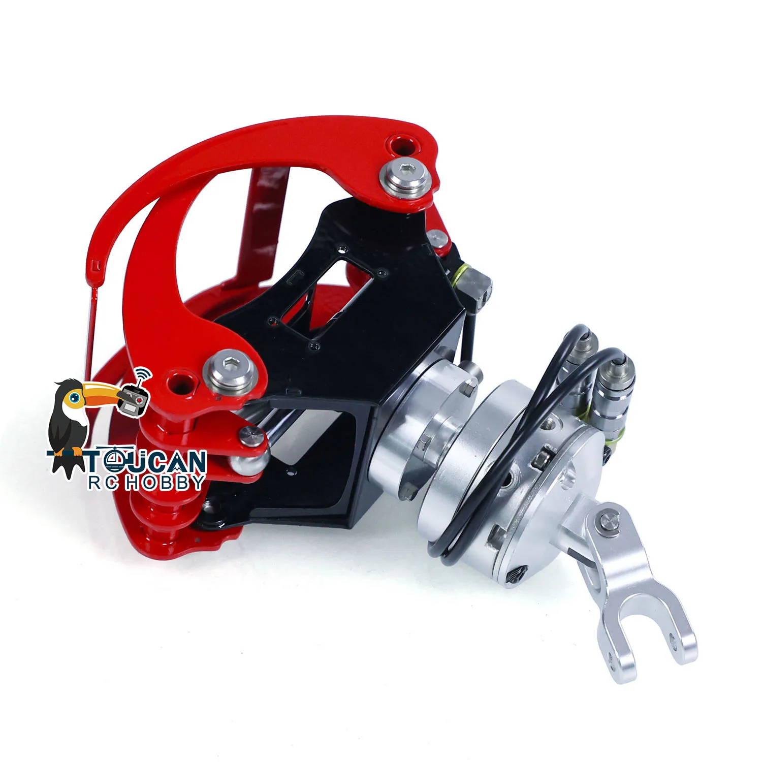 قطع غيار معدنية 1/14 دلو صدفي مطلي بمخلب هيدروليكي مجمع لشاحنة قلابة رافعة هيدروليكية RC شاحنة سيارات يتم التحكم فيها #3