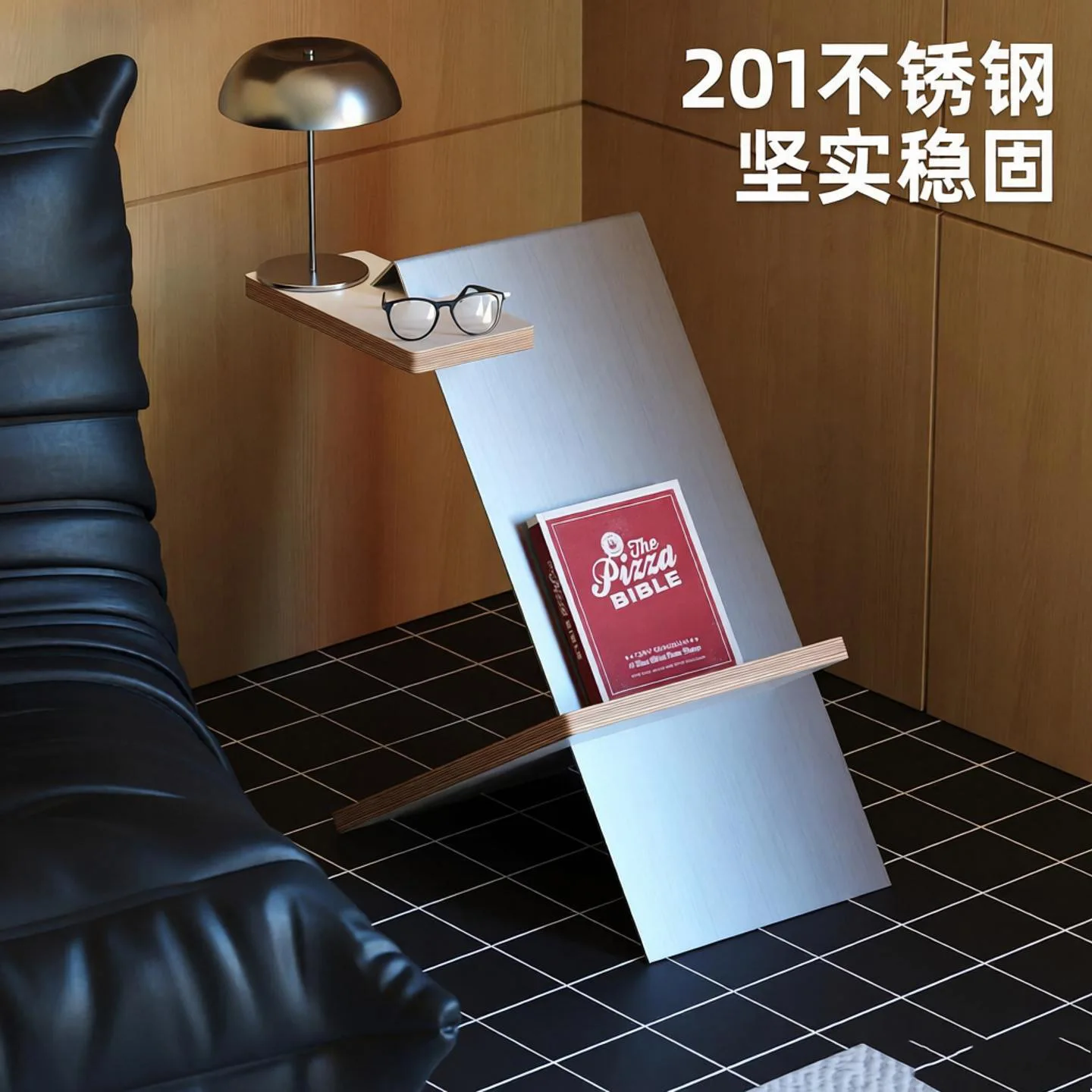 DSA coffee table shelf, living room small bookshelf, sofa storage rack, multi-functional side table trolley