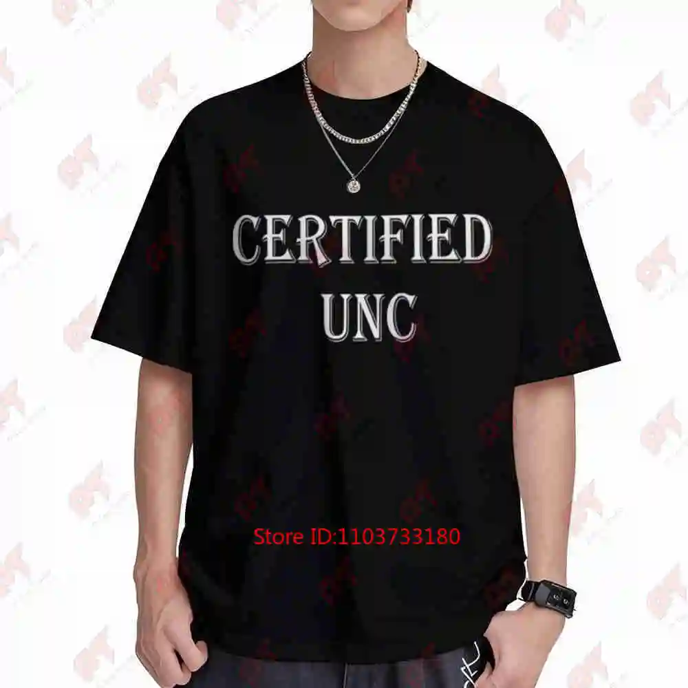 UNC Chapel Hill Fan Alumni Short Sleeve Tee 100% Cotton T-Shirt