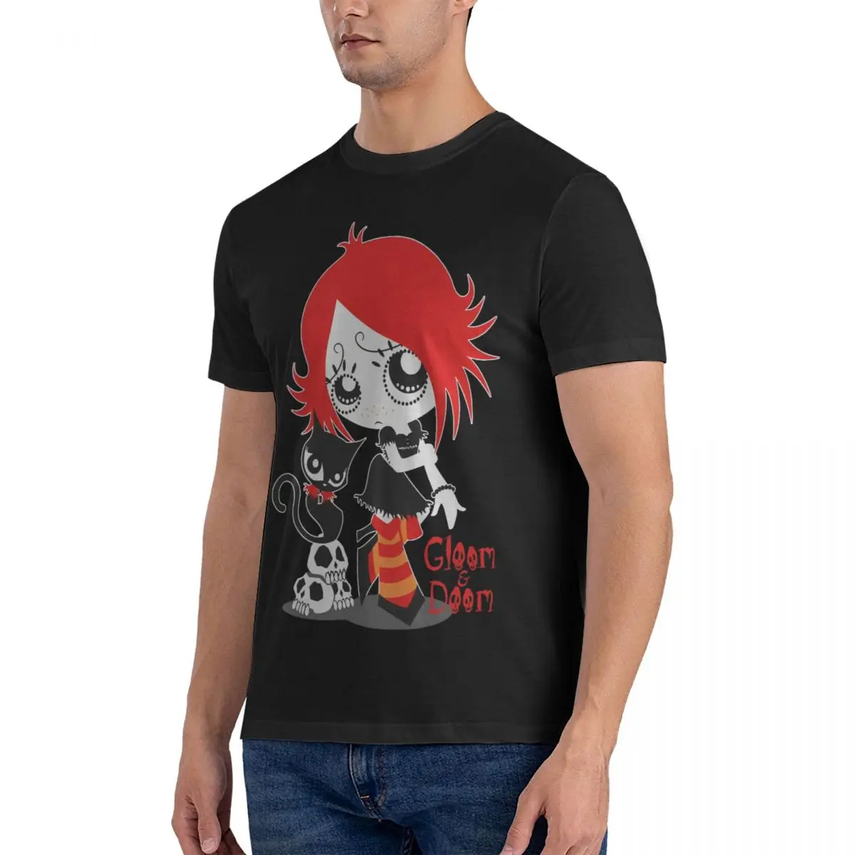 Ruby sleem And Kitty maglietta da uomo Ruby sleem Funny Tees T-Shirt girocollo a maniche corte in cotone nuovi vestiti di arrivo