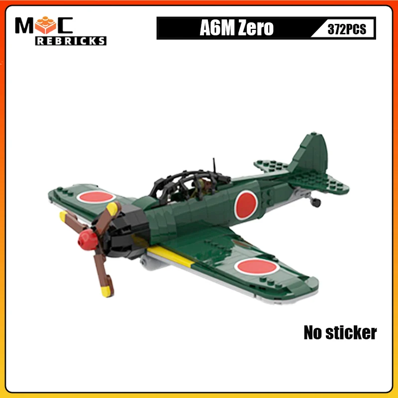 Military Plane Building Block Stuka B-2 Recon Vought Corsair F4U Navy Fighter Spitfire A6M Zero Bomber MOC Model Bricks Toy Gift