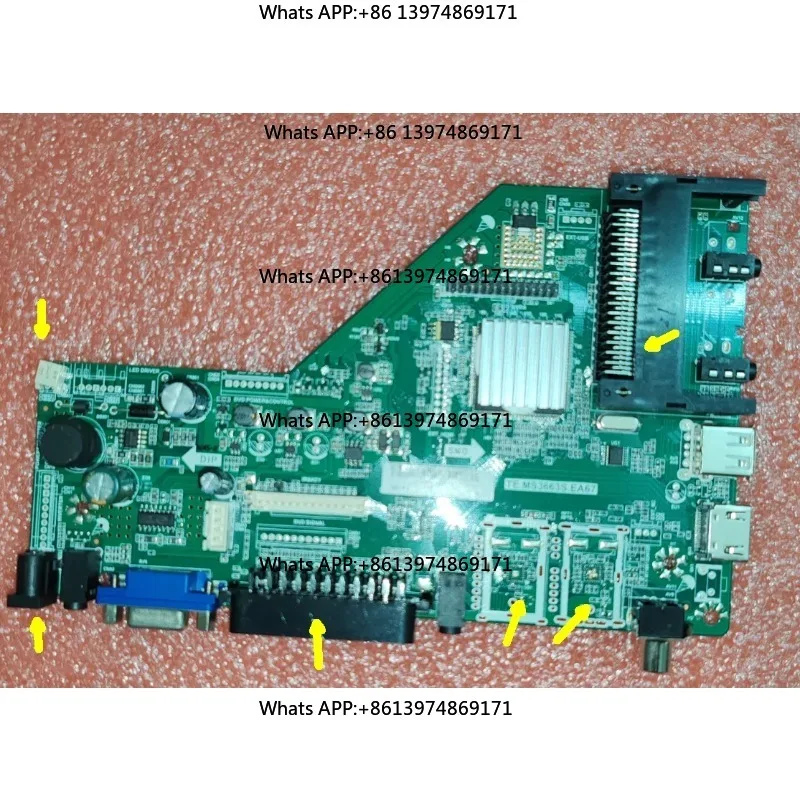 TE.MS3663S.EA67 Оригинальная материнская плата для телевизора. Несколько интерфейсов для удобной проверки и оформления заказов.