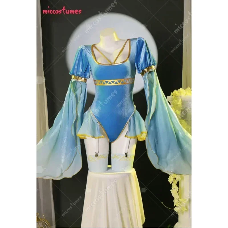 

Женское сексуальное нижнее белье Miccostumes для принцесс, боди и рукава с бриллиантами, костюмы для косплея