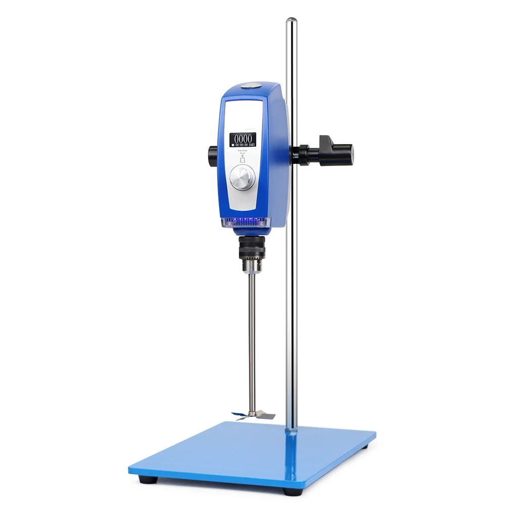 Overhead Electric Stirrer Mixer 50-1800 Rpm Laboratory Digital Display Mixer Perfumes Oil Cosmetics Stirrer