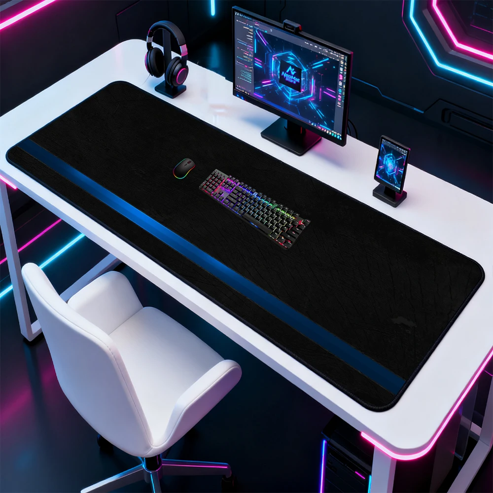 

Carpet Mouse Computer Mat Black Blue Game Table 1200x600 Desk Mats Gaming Room Decoration Blanket Pc Neoprene Mat Custom Playmat
