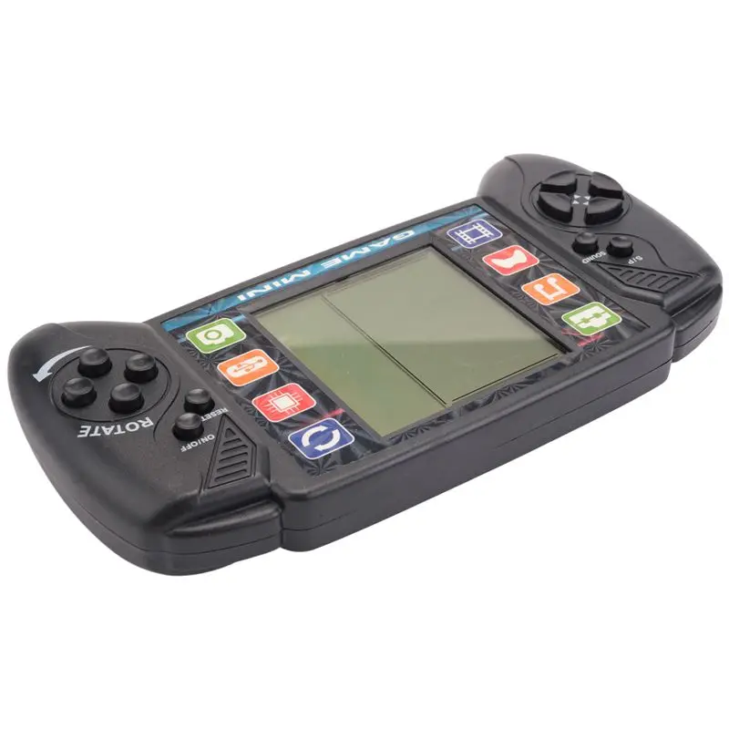 New-Pocket Handheld Video Game Console 3.5In LCD Mini Portable Brick Game Player With Built-In 23+26 Games (Black)