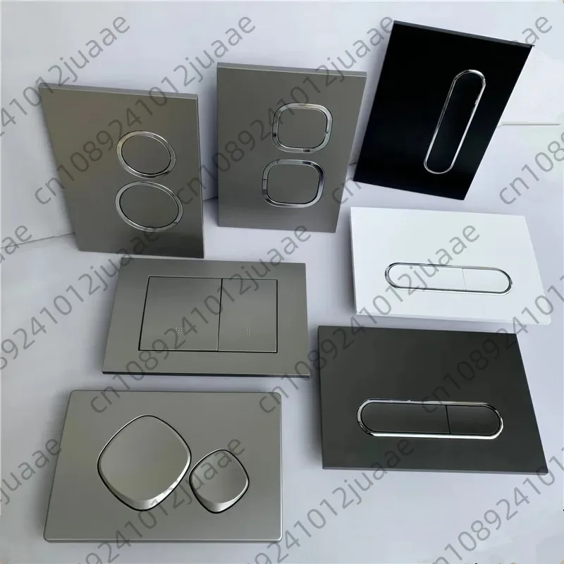 Suitable for Wall Water Tank Flush Panel Gun Gray Squat Concealed Water Tank Extension Button