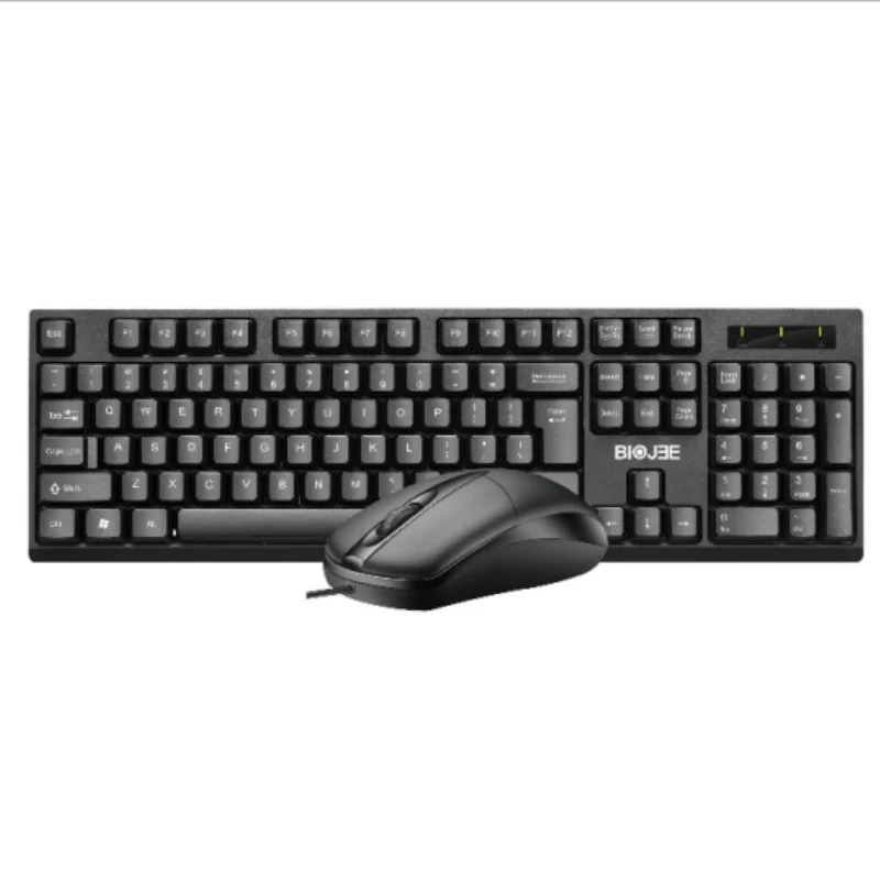 BAJEAL T19B Wired Gaming Keyboard And Mouse Set for Desktop Laptop - Waterproof Office Use Computer Accessories