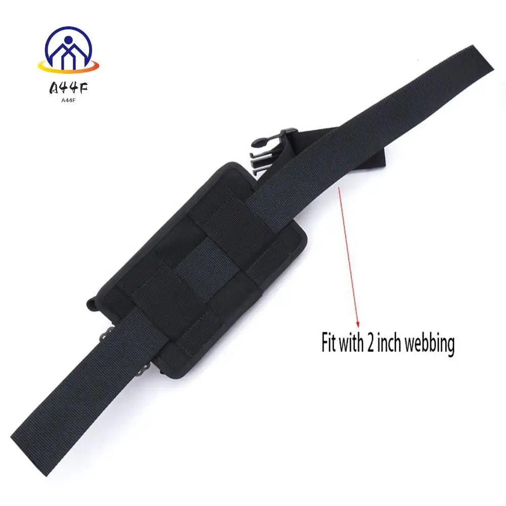 

A44F-New 2Pcs Spare Black 1680D Nylon Scuba Diving Weight Belt Pockets With Quick Release Buckle -22.5X15x5cm