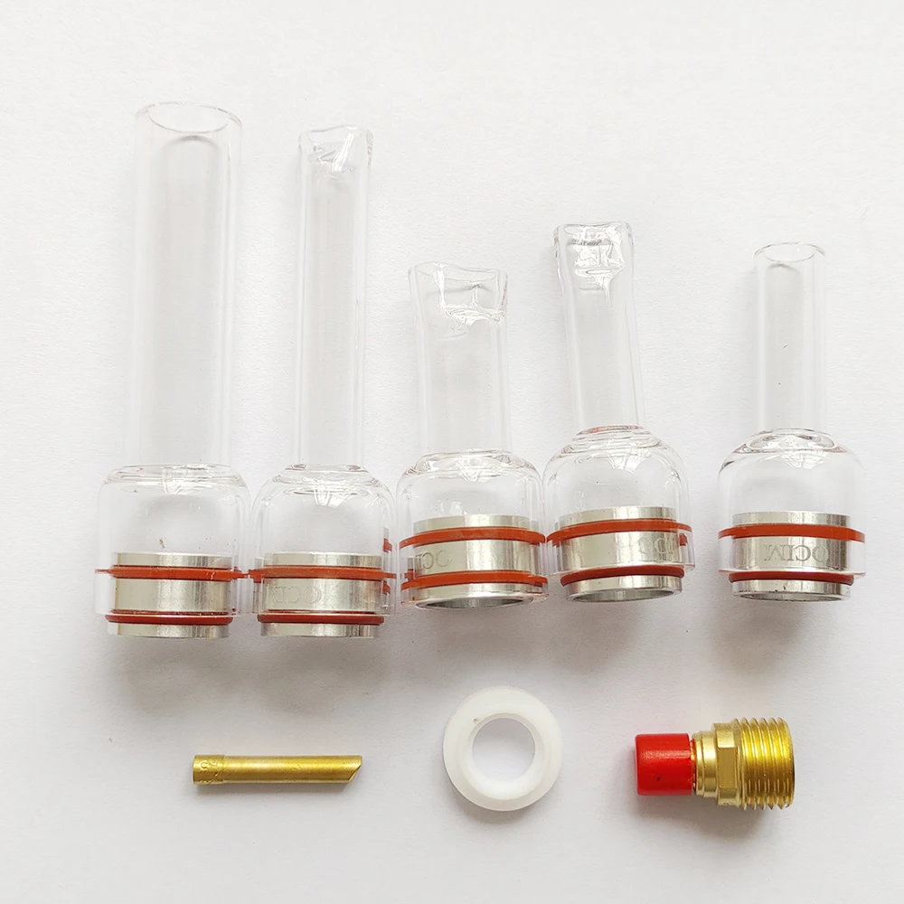 Tig Torch Welding Parts Long  Glass Nozzle Kit For WP9/20