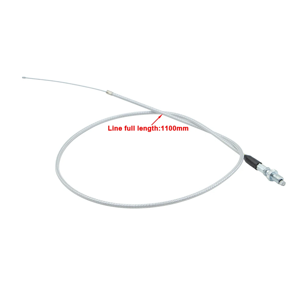Motorcycle  1100MM Straight Connection Throttle Cable For XR50 CRF50 CRF70 KLX 110 125 Dirt Pit Bike Motocross Parts