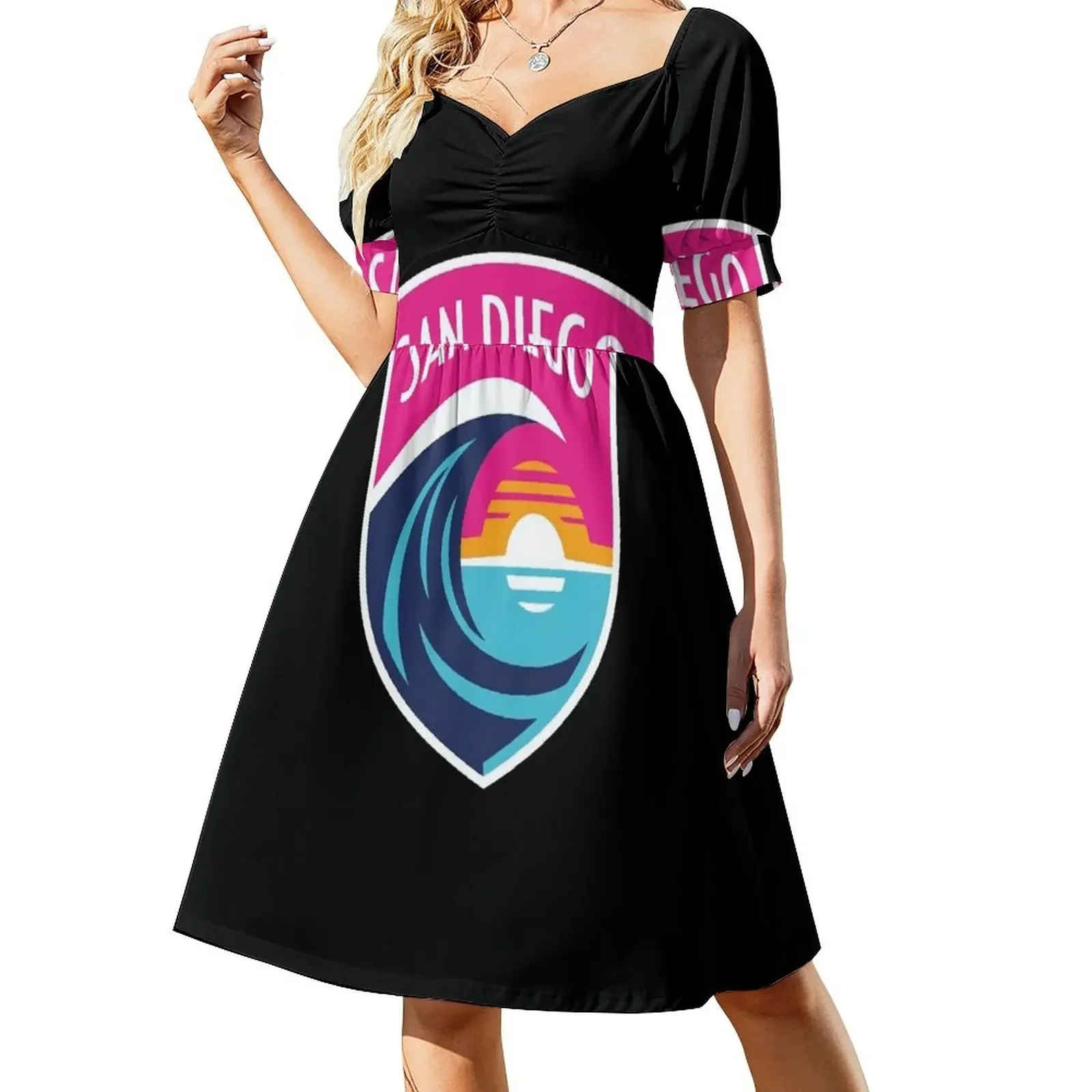 

San Diego Wave FC Sleeveless Dress summer women's dress 2025 women evening dress evening women