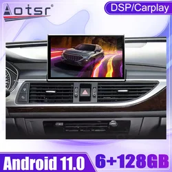 Android 11 Automotive Multimedia Player Stereo For Audi A6 C7 A7 2012 2013 2014 2015 2016 2017 2018 GPS Navi Autoradio Head Unit