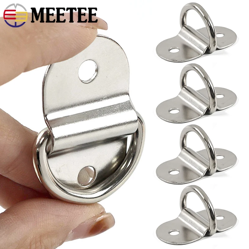5/10/20Pc Metal D Shape Clip Buckle for Bag Luggage Arch Bridge Ring Clasp Handbag Belt Hanger Buckles DIY Leather Accessories