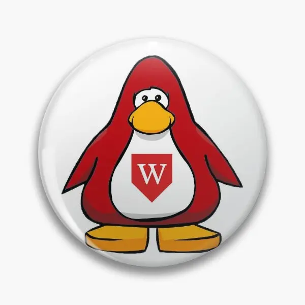 Wesleyan kulübü penguen yumuşak düğme Pin dekor giysi şapka sevgilisi hediye takı komik Metal sevimli kadınlar yaratıcı rozet broş moda