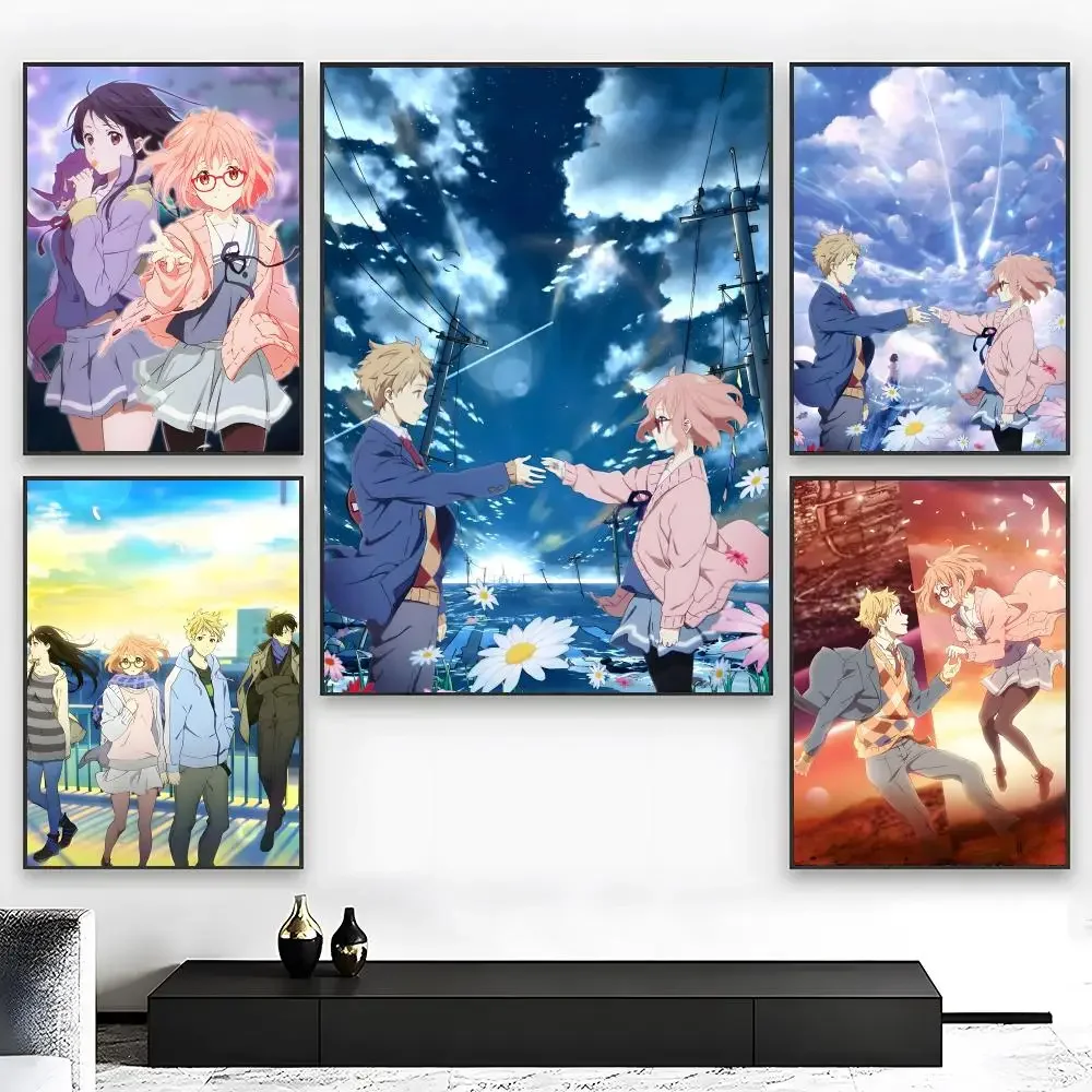 Anime B-Beyond The Boundary Poster Wall Art Print Art Suitable For Living Room Bedroom Bar Parlor Home Decor Gift