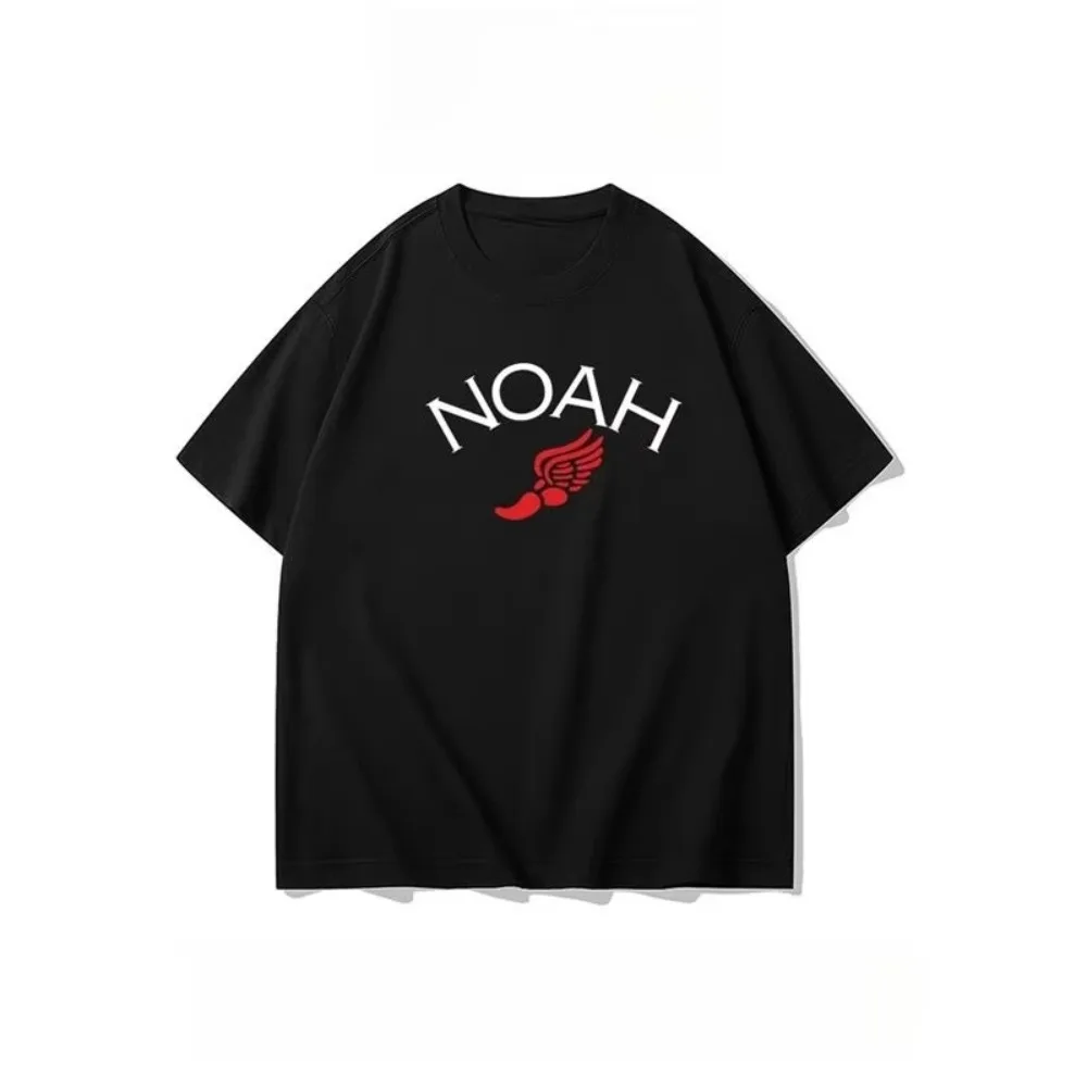 

Motorcycle 2025 new high-quality American short-sleeved men's and women's letter printing summer loose cotton crew neck top tide