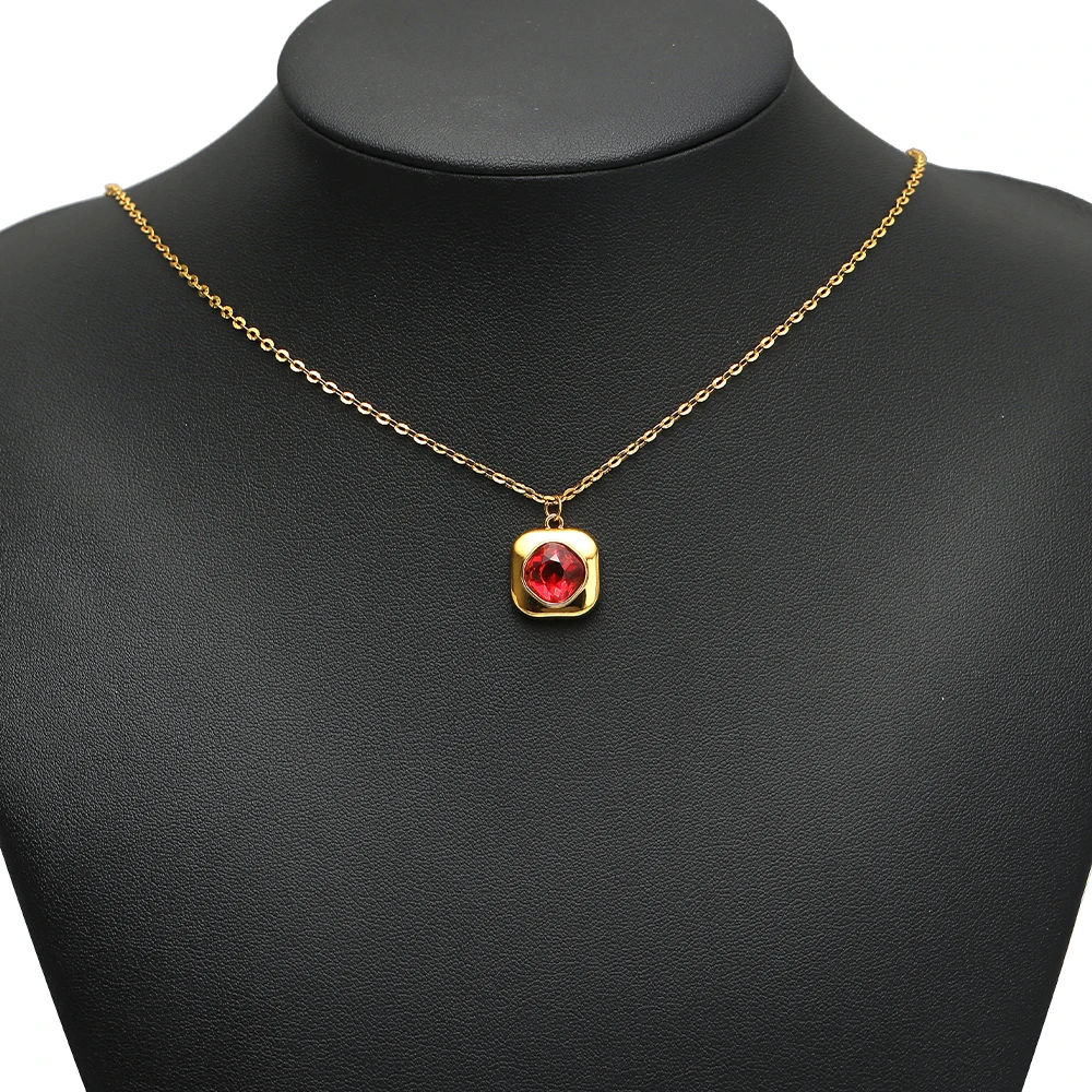 4 Stück Edelstahl-Quadrat-Zirkon-Anhänger für Halsketten, Ohrringe, Charms, Armbandzubehör, DIY-Bekleidungs- und Schmuckzubehör – Detail 4