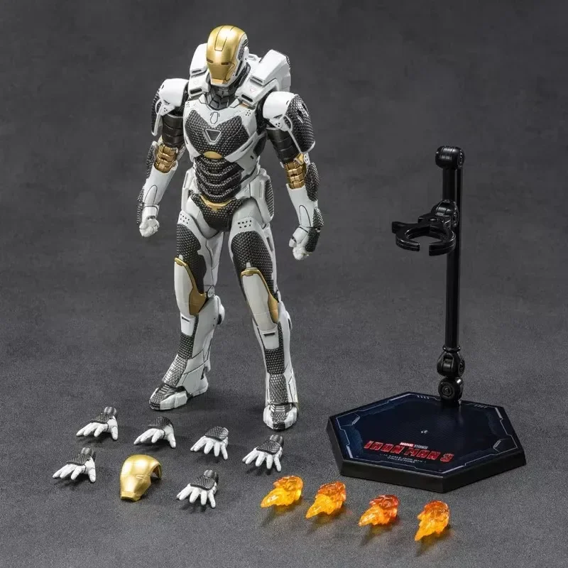 Zd Toys Iron Man Action Figure Mk39 Gemini Outer Space Armor Full Articulated Collectible Model Ornament Gifts for Collectors