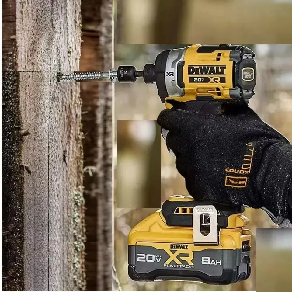 DEWALT DCF850 Impact Driver Electric Driver 20V Lithium Battery Brushless battery screwdrivers High Torque tools image 3
