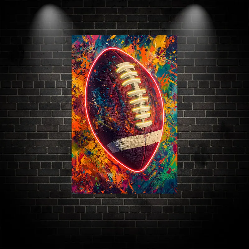 Inspiring Rugby Neon Sign, Home Wall Decor, Perfect Gift For Rugby players & Lovers