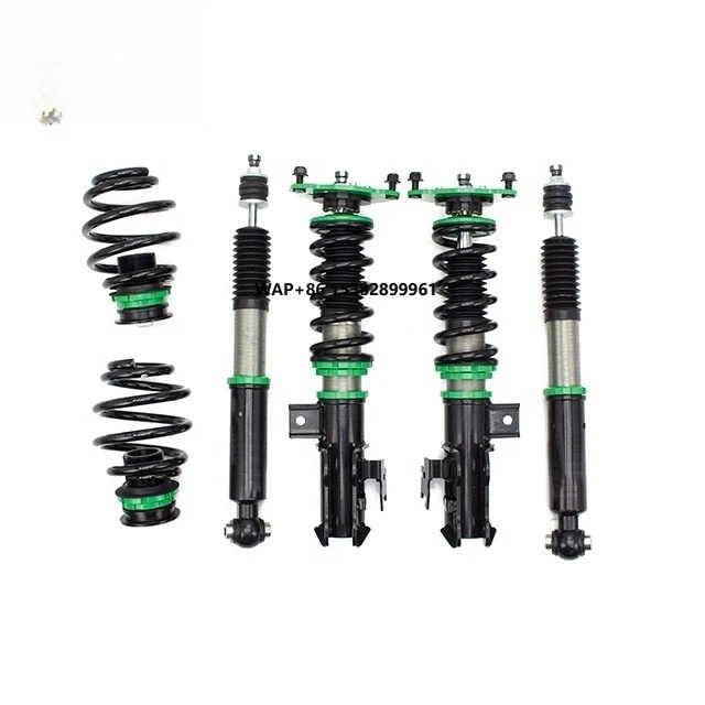 32 Clicks Adjustable Mono-tube Shock Absorber with Assembly Top Mount Coilover Kits for  Scion TC  Powder Metallurgy