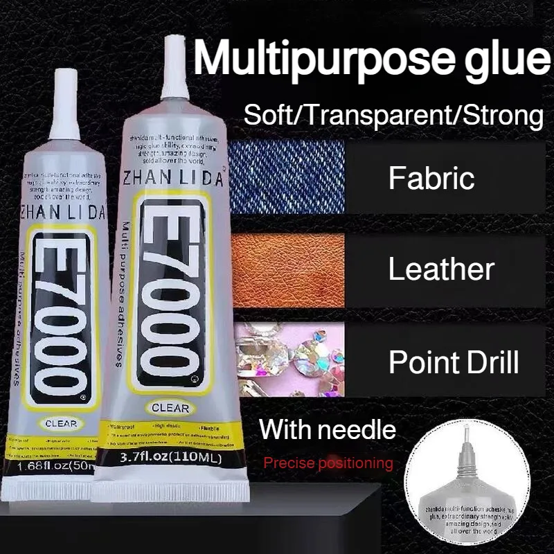 Picture 4: 110ml E7000 Multifunctional Epoxy DIY Craft Glass Touch Screen Phone Super Glue B7000 Diamond Jewelry DIY Adhesive 1 PCS
