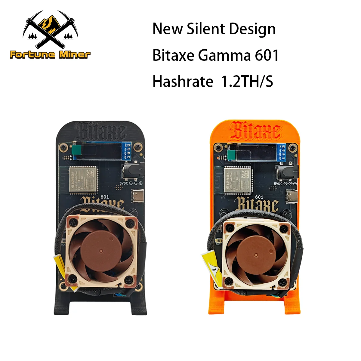 

Bitaxe Gamma 601 Lucky Miner 1.2TH/s 18W BM1370 Asic Chip BTC Solo Miners New Noiseless Silent Design Noctua Fan Home Use Mining