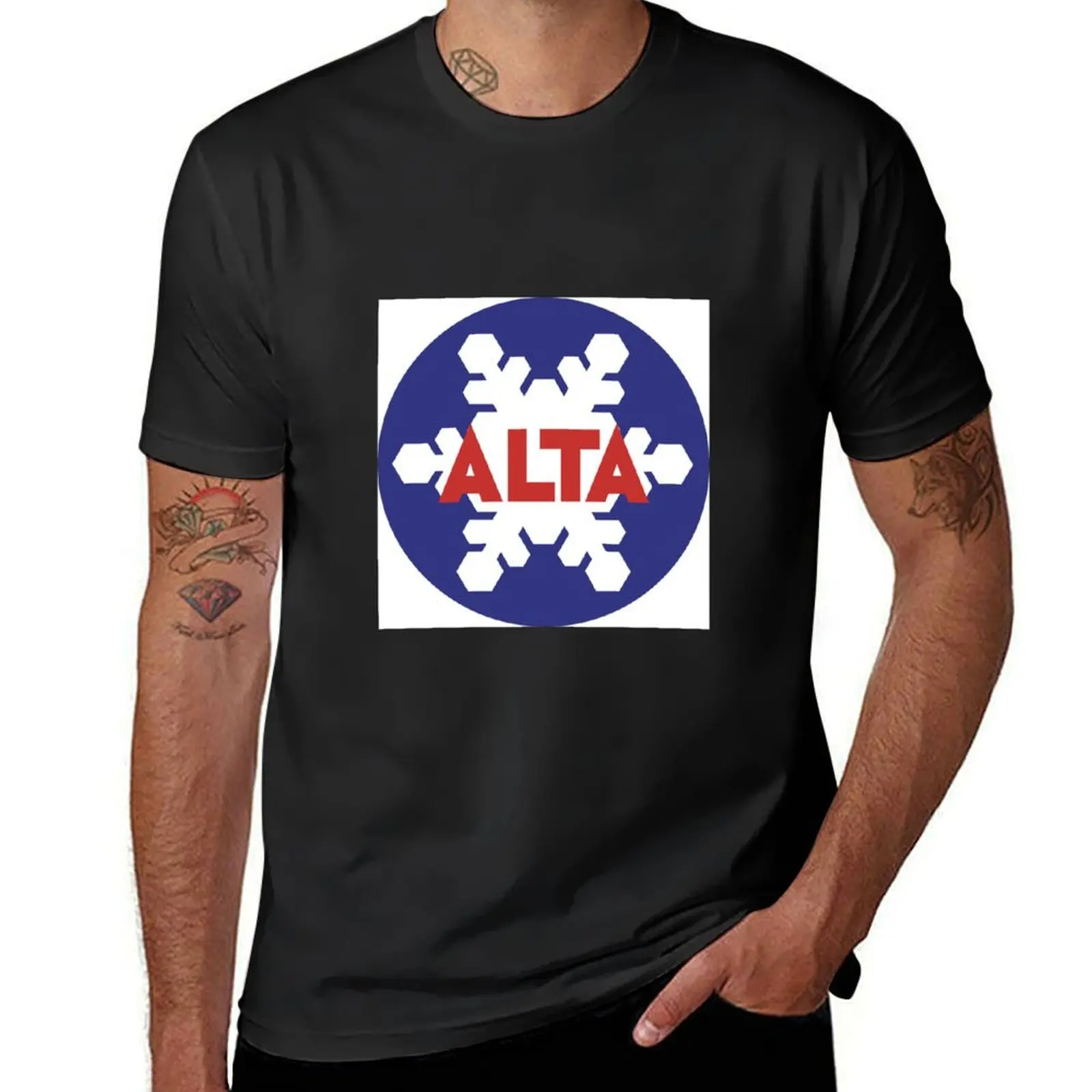 Alta Ski Resort T-Shirt summer tops shirts graphic tees sweat oversized t shirts for men