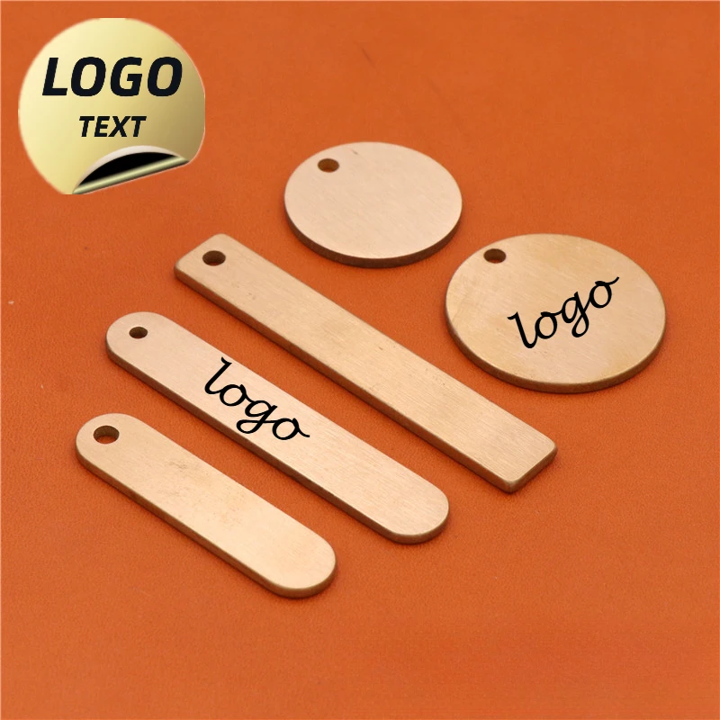 Laser Engrave Wood Keyring Custom LOGO Rectangle Round Squre Keychain Personalize Ring Hotel Room Number Plate Woode Key Chain