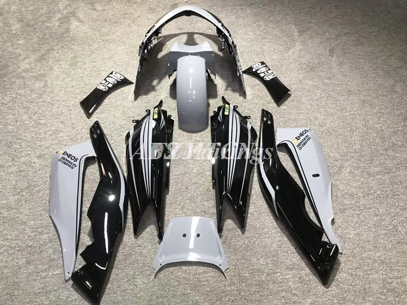 4Gifts New ABS Fairings Kit Fit For YAMAHA T-Max 500 2001 2002 2003 2004 2005 2006 2007 Bodywork Set Custom Black Grey