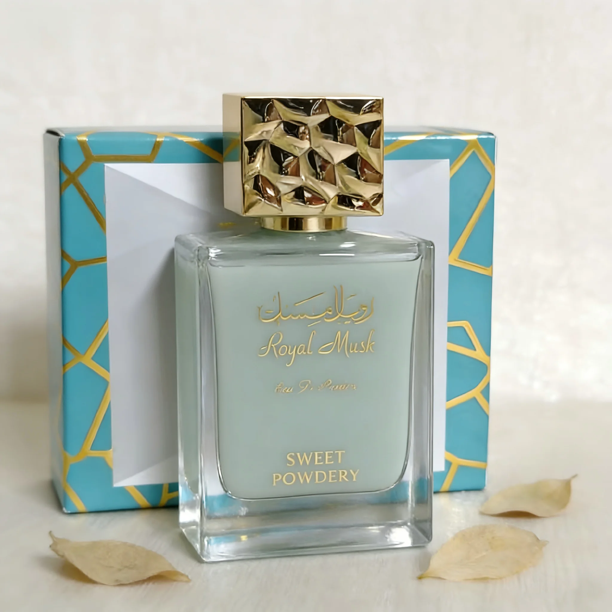 

Royal Musk Sweet Powdery Eau De Parfum - Women's Fragrance with Soft Powdery Notes and Warm Musk, Gentle Long-Lasting Scent