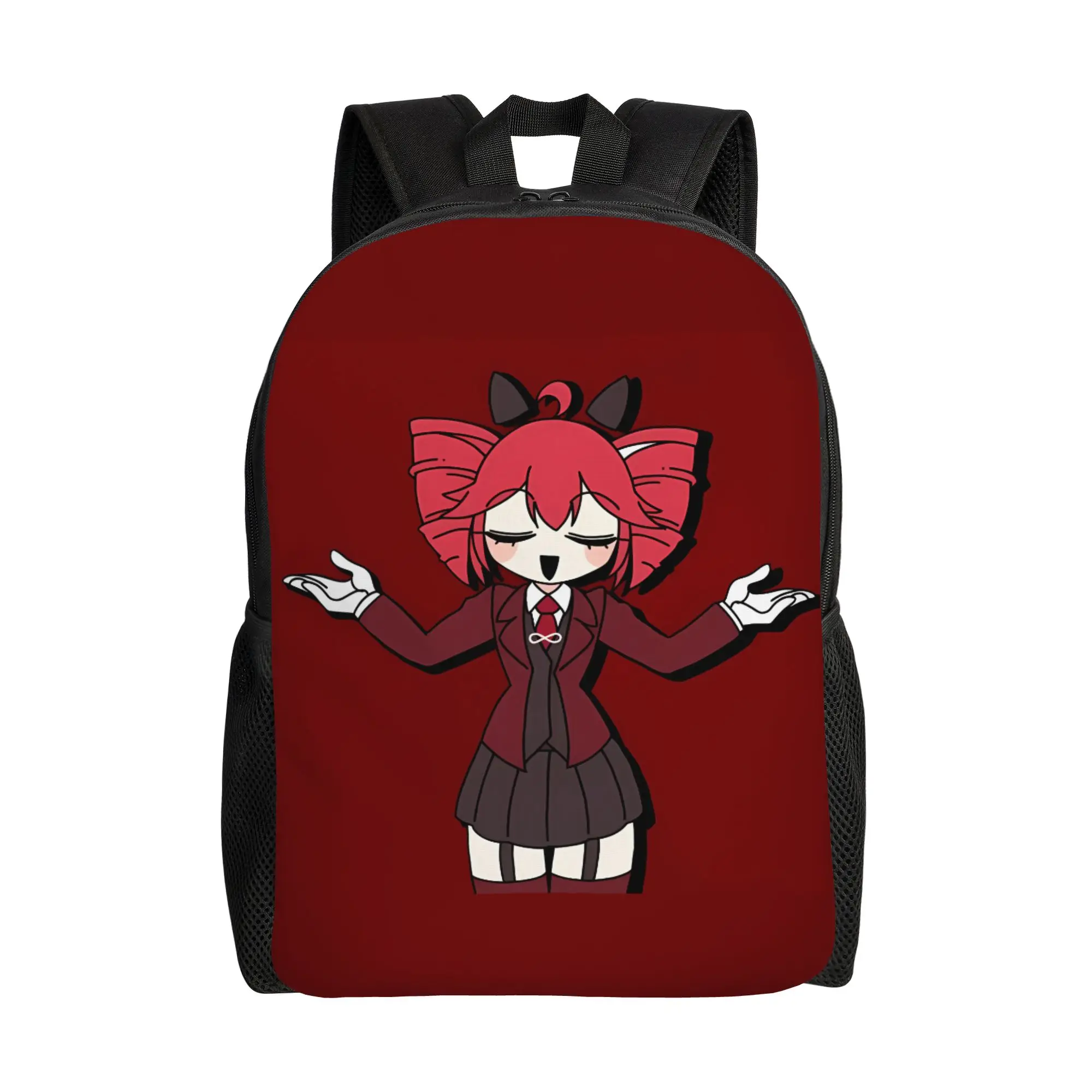 Kasane Teto Dark Suit Cute Backpack  Streetwear Backpacks Unisex Trekking Lightweight School Bags Designer Rucksack
