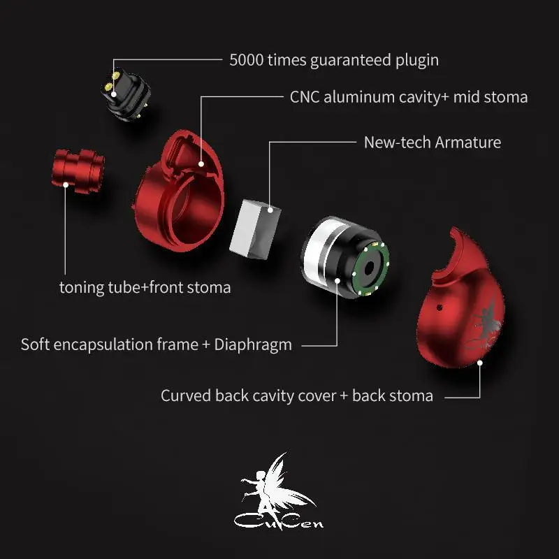 Little Dot Cu Cen DD+BA Koaxial Hybrid Flaggschiff IEms HiFi Musik Monitor Musiker Audiophile 0,78mm Kopfhörer Ohrhörer Kopfhörer