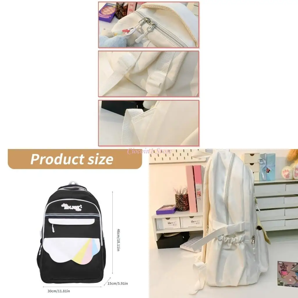 

Y1UB Laptop Backpack for Teen Girl Student School Backpack Causal Daypacks School Bag