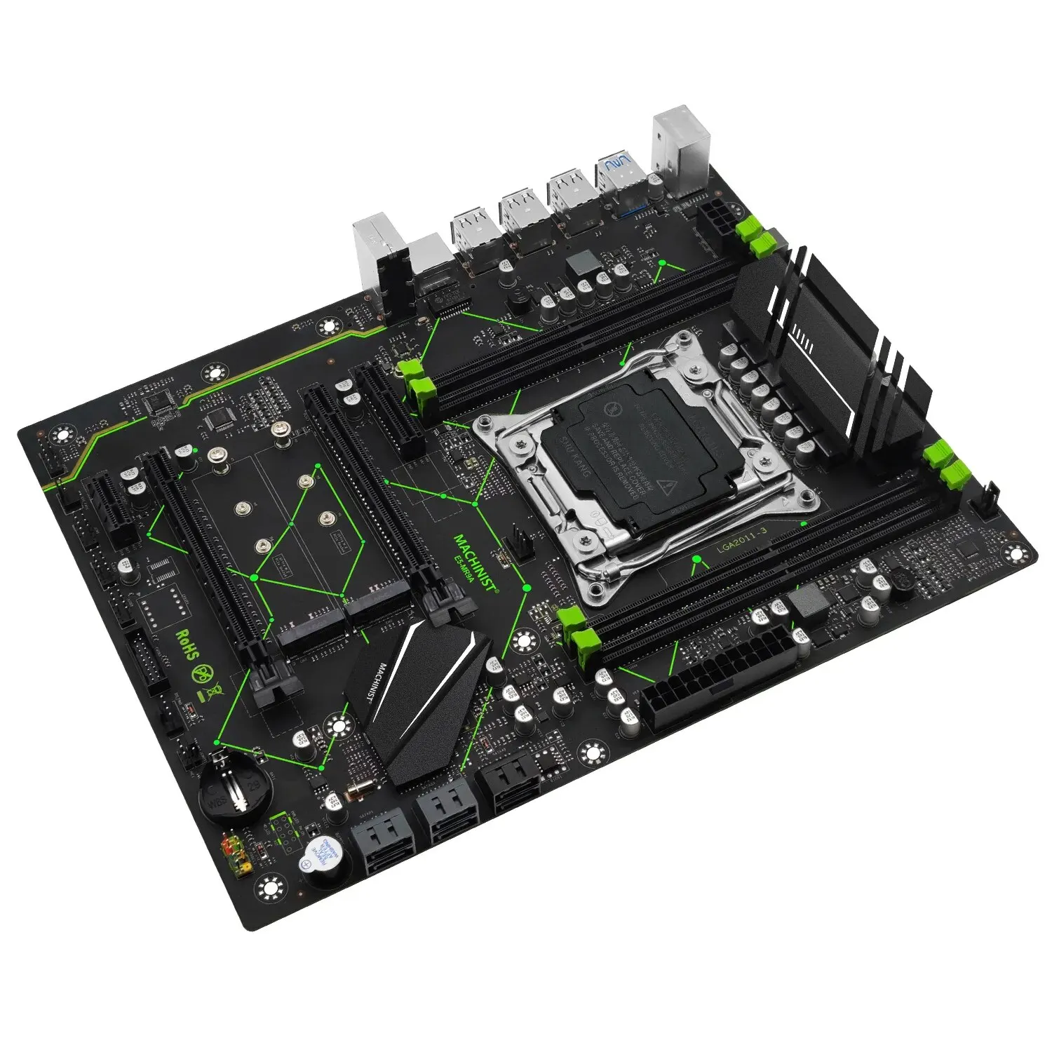 MACHINIST E5 MR9A V1.0 X99 Motherboard Support LGA 2011-3 Xeon E5 V3 V4 ...