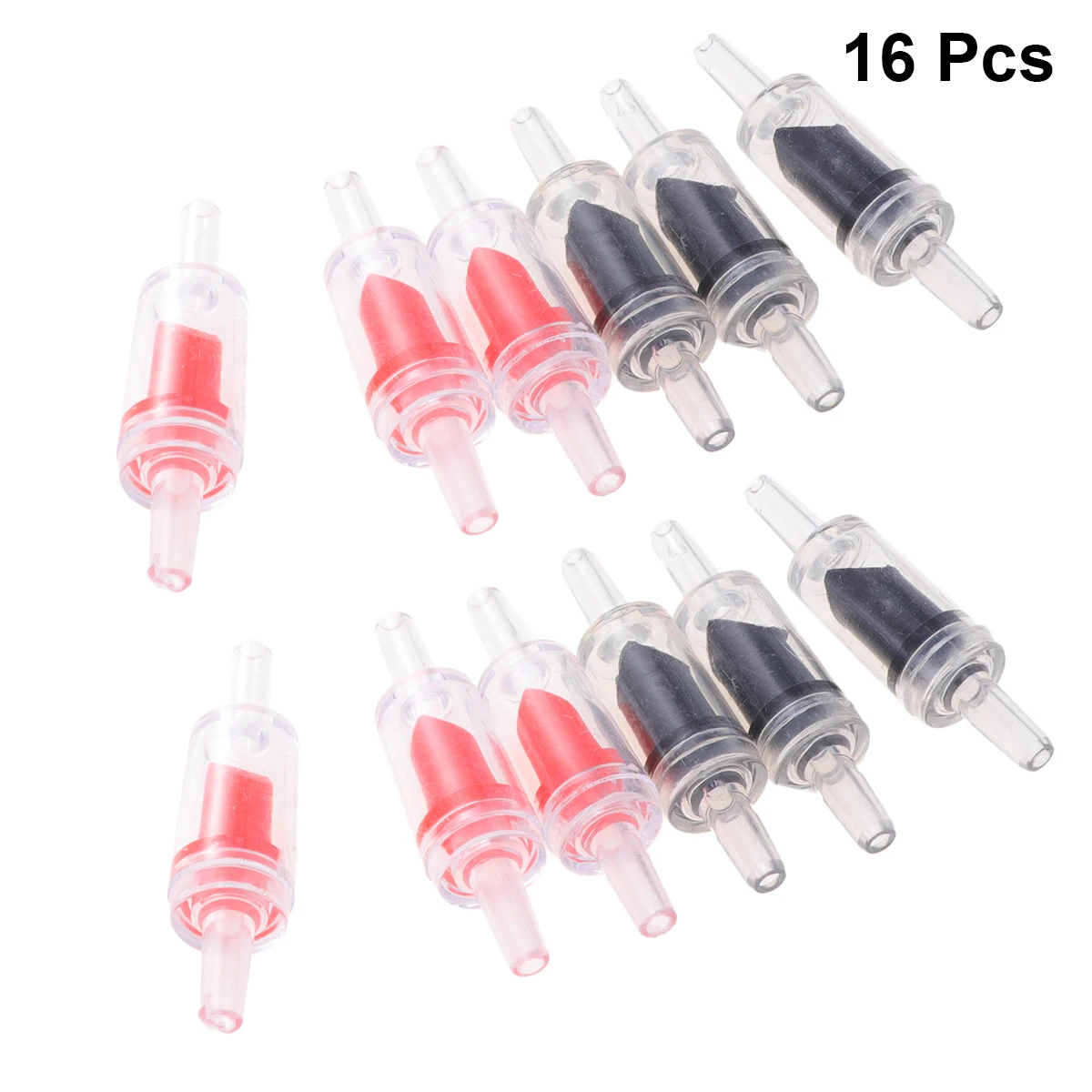 

16 pcs One Way Check Valve Durable Long Lasting Aquarium Fish Tank Air Pump Accessories Stop Back Siphoning Easy Install