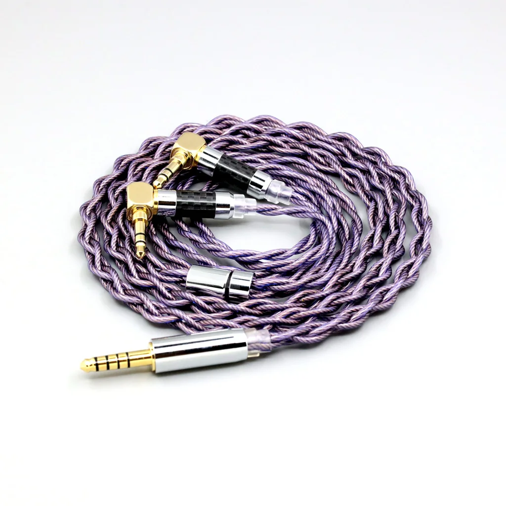 Type2 1.8mm 140 cores Litz 7N OCC Headphone Earphone Cable For Verum 1 One L Shape 3.5mm Pin 4 Core LN007876 view 4