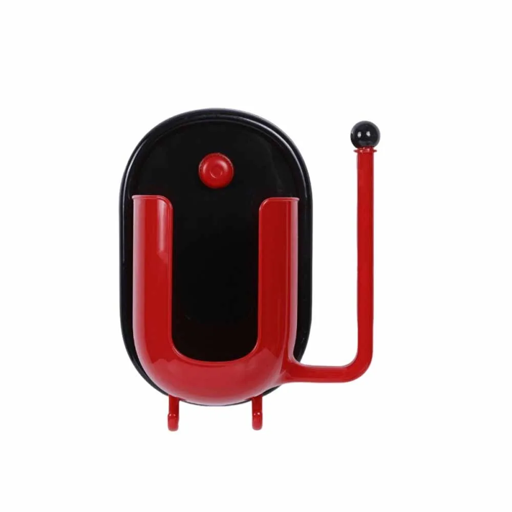 

Многофункциональный держатель для бумажных полотенец из пластика, экономия места, подставка для хранения салфеток, без сверления, подвесной, дизайн 2 в 1