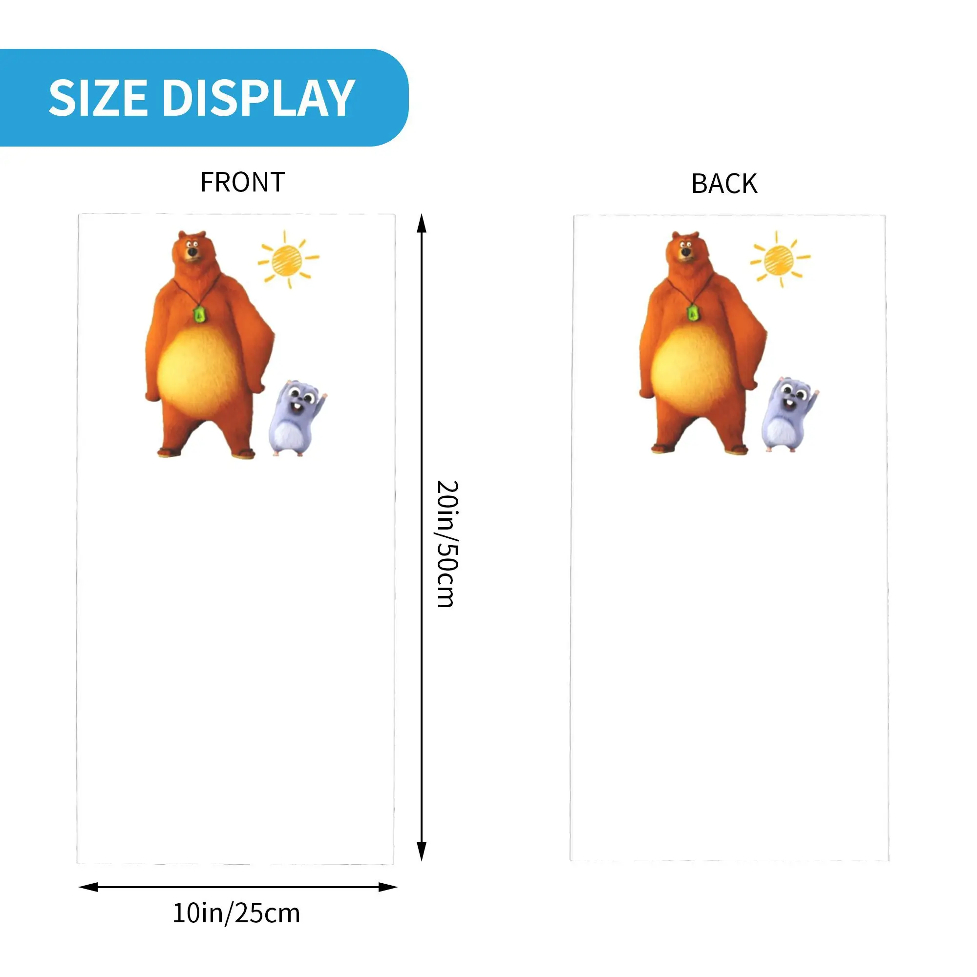 ภาพเคลื่อนไหว Grizzy และ Lemmings การ์ตูนอะนิเมะผ้าพันคอคอ Gaiter พิมพ์หน้ากากผ้าพันคอ Multi-use แถบคาดศีรษะขี่สําหรับผู้ชายผู้หญิง