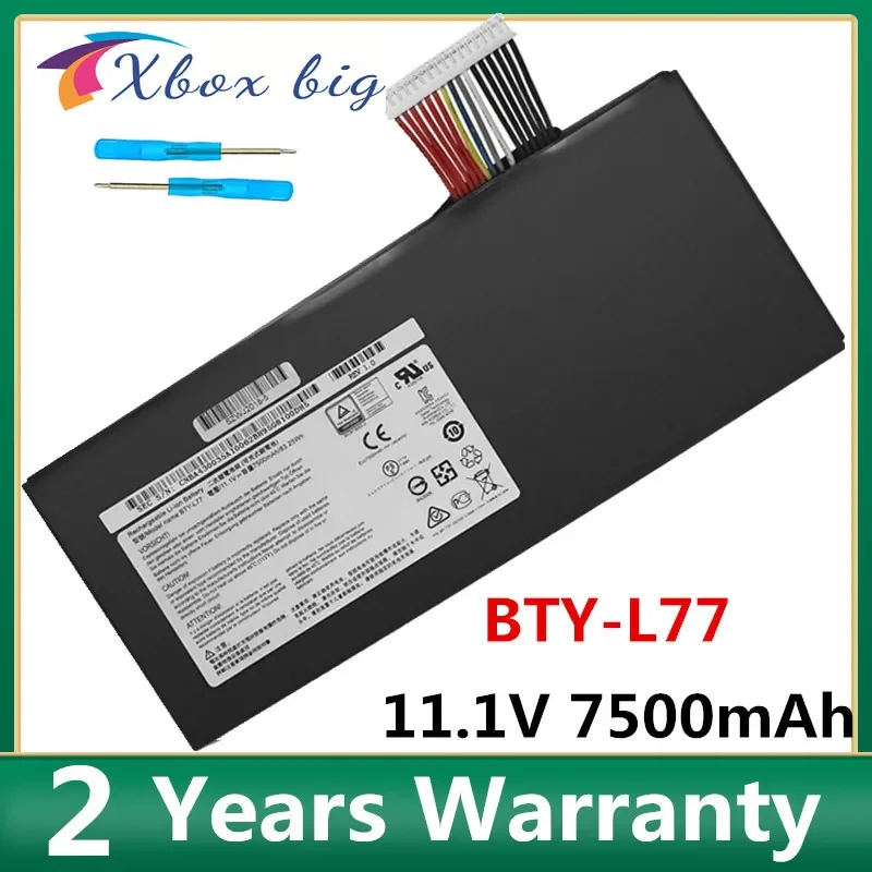 Batería BTY-L77 para ordenador portátil MSI, para WT72, MS1781, MS1782, T72, 2QD, GT72S, MS1783, 2PE022CN, 2QD1019XCN, 2QD292XCN, 6QF, GT72VR