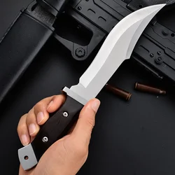 Stainless steel fruit knife outdoor pocket knife outdoor portable self-defense knife meat knife